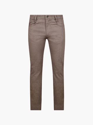 MAC Pantaloni Arne Melange Marrone