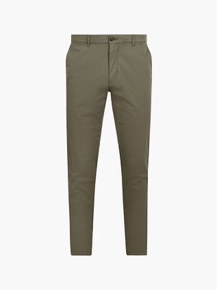 Chinosy Steppin' Out Newbury Light Twill w kolorze oliwkowym