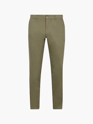 Chinosy Suitable Peano Twill w kolorze jasnooliwkowym