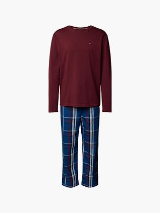 Czerwony komplet piżamowy Tommy Hilfiger