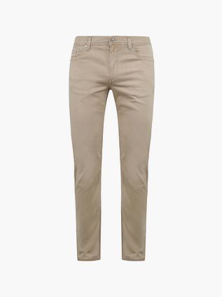 Alberto Pipe Bukse Brun Beige