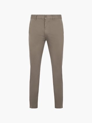 BOSS chinosy Slim Fit w pastelowym brązie