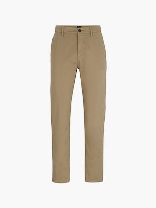 Chino de satén BOSS beige