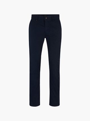 Chinosy Slim Fit BOSS w kolorze granatowym