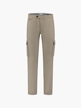 Dstrezzed Lancaster Combat Chino z flaneli w kolorze beżowym
