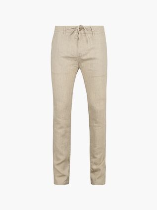 Suitable Chino av lin i beige