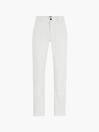 BOSS Satin Chino Wit