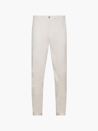 Chinosy Steppin' Out Portsmouth Poplin w kolorze ecru