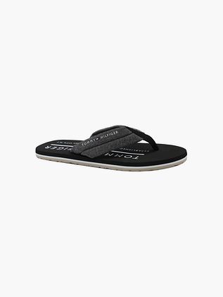 Tommy Hilfiger Flip Flops Chambray Svart