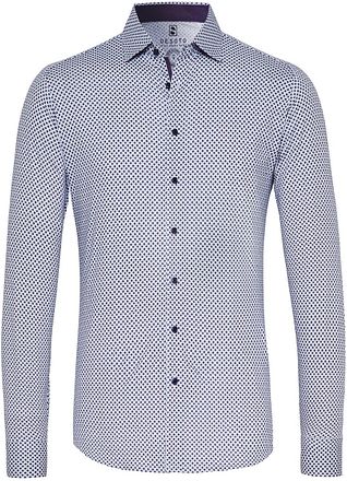 Desoto Shirt Print Blue