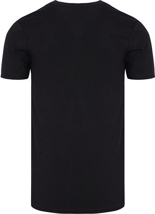 Garage Stretch Basic Black Deep V-Neck