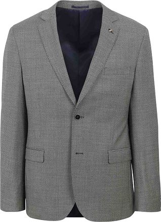 Suitable Dress Lucius Birdseye Ull Grå