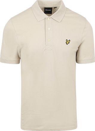 Lyle and Scott Poloshirt Ensfarvet Fløde