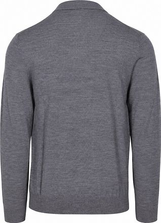 Profuomo Turtleneck Pullover Merino Grey