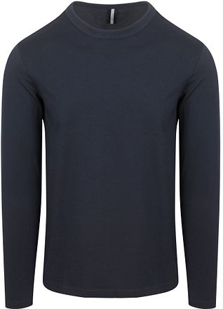 Profuomo Långärmad T-shirt Marinblå