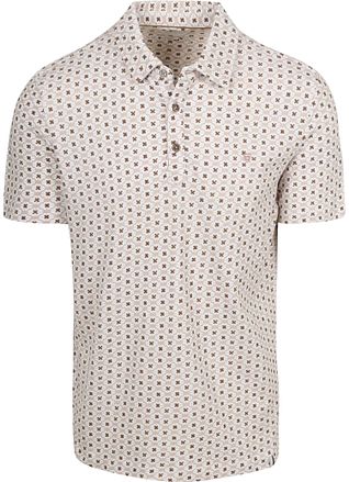 R2 Amsterdam Polo Imprimé Beige