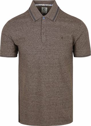 R2 Amsterdam Polo Myk Solid Brun