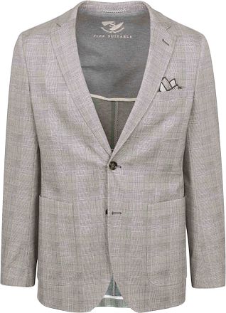 Suitable Dressjakke med Trykk i Brun
