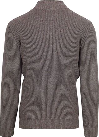 Suitable Mou Half Zip Genser Beige