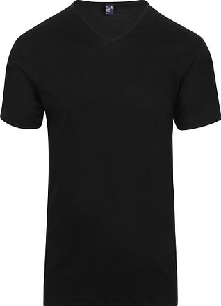 Alan Red T-skjorte V-hals Vermont Svart (2-pack)