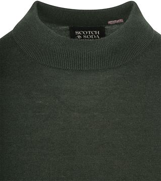 トップス 60s suede knit Scotch & Soda Essential Wool Blend Pullover Dark Green 178818-021