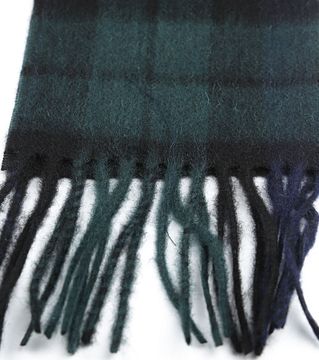 Barbour Scarf Blackwatch Lambswool Dark Green Product / Detail