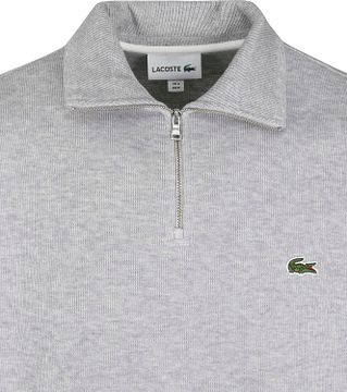 Sweatshirt Grey Lacoste Grauer Pullover Lacoste Langarm Herren