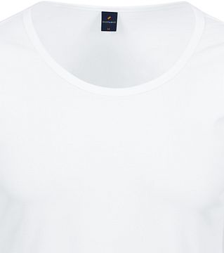 Suitable Obra T-Shirt Hoge Ronde Hals Wit 2-Pack t-s