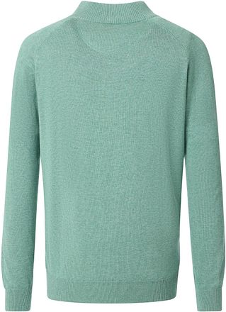 CASAMODA Strickjacke Zip Hellgrün