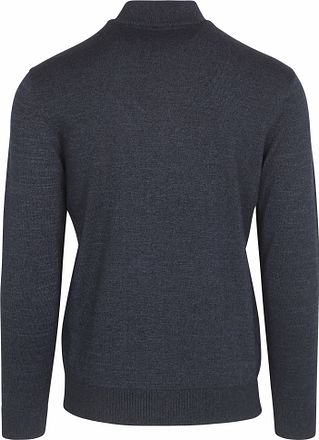 No Excess Halv Zip-genser Marineblå