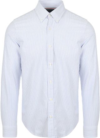 Steppin' Out Chemise Oxford Rayée Bleu Clair