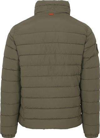 Superdry kurtka puchowa Fuji w kolorze oliwkowym