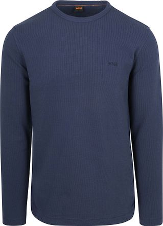 Sweter BOSS Tempesto granatowy