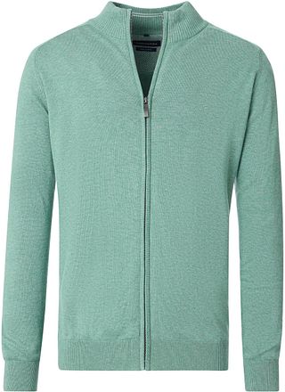 CASAMODA Strickjacke Zip Hellgrün