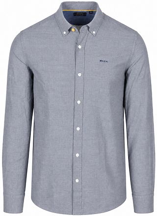 Chemise NZA Barn Twill Col Boutonné Bleu Marine