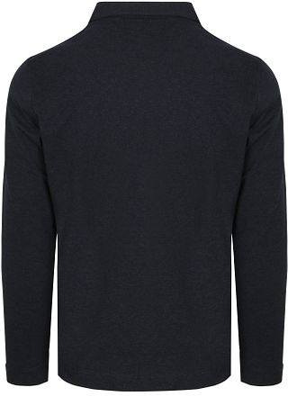 Marc O'Polo Langermet Half-Zip Polo Navy