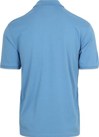 Napapijri E-Badge Polo Shirt Mid Blue