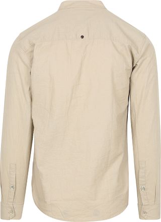 No Excess Skjorte Linblanding Beige