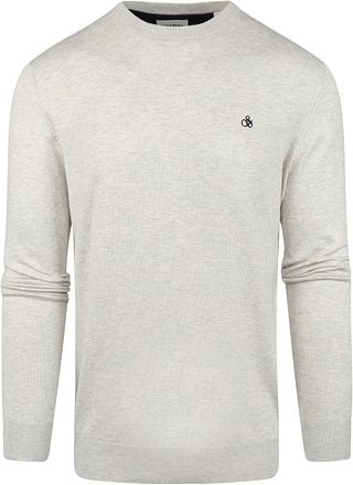 Scotch and Soda Genser Benhvit Melange