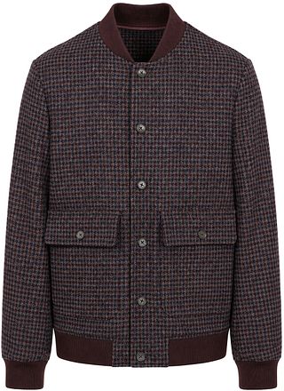 Suitable Bomberjacke Pepita Bordeaux