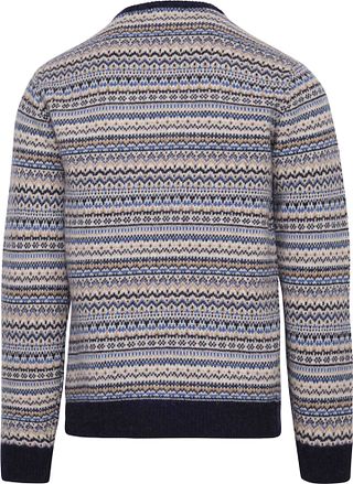 Suitable Prestige Fair Isle Genser Beige