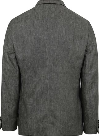 Suitable Linen Blazer Green