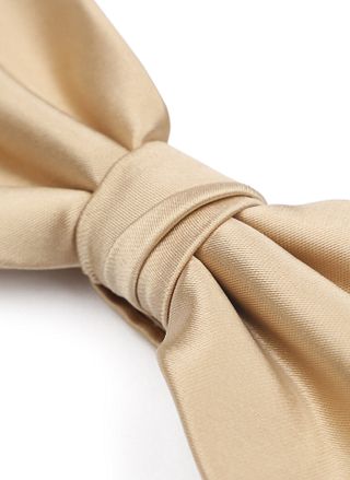 Suitable Noeud Papillon en Satin Beige