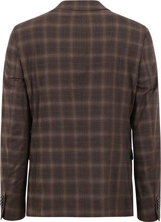 Suitable Strato Toulon Suit Wolle Kariert Braun