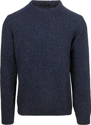 Suitable Tröja Tweed Ullmix Navy
