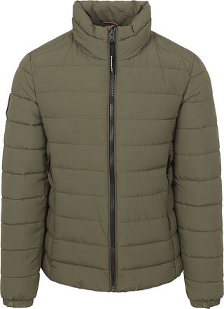 Superdry Fuji Pufferjacke Olivgrün