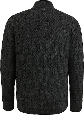 Vanguard Tröja Half Zip Heavy Knit Svart