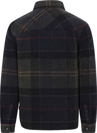 Barbour Overshirt Woodlane Brushed Tartan Grønn