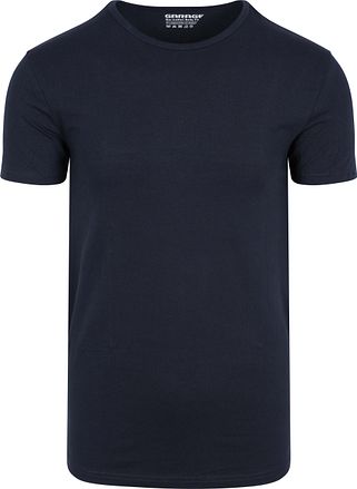 Garage 2-pakning Basic T-skjorte Bio Mørkeblå