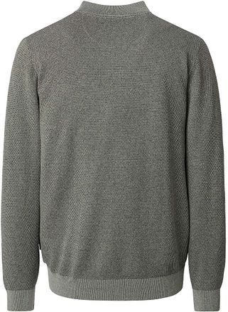 CASAMODA Pullover Zip Structure Green